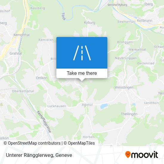 Unterer Rängglerweg map