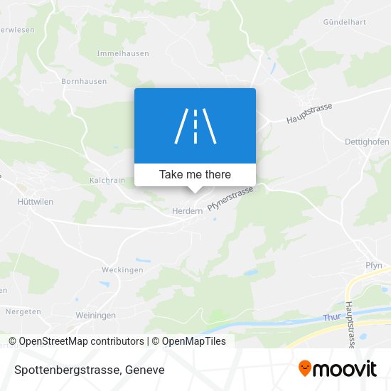 Spottenbergstrasse map