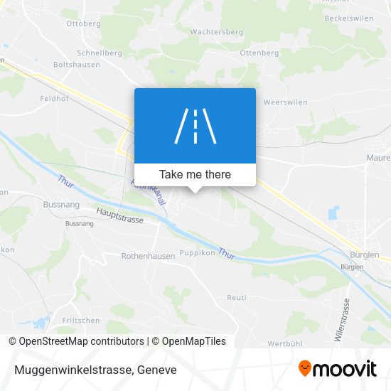Muggenwinkelstrasse map