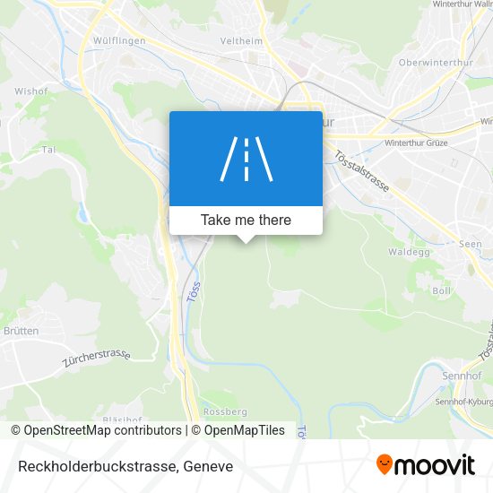 Reckholderbuckstrasse map