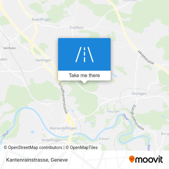 Kantenrainstrasse map