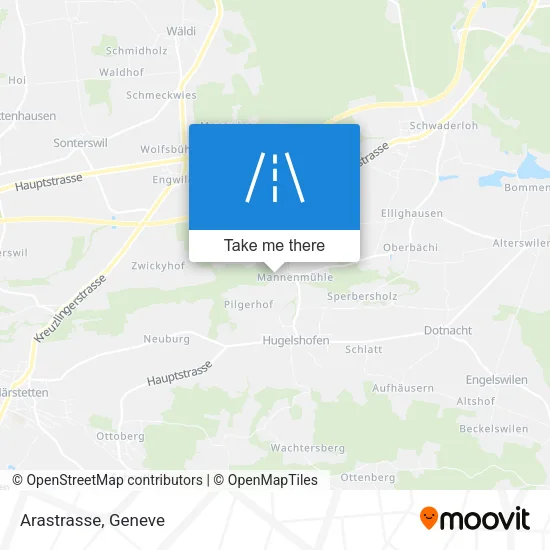 Arastrasse map