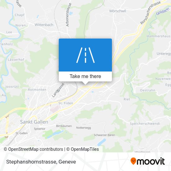 Stephanshornstrasse map