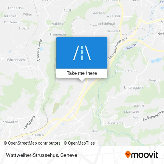 Wattweiher-Strussehus map