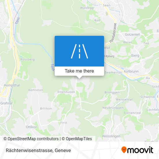 Rächtenwisenstrasse map