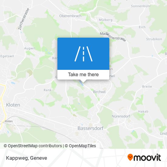 Kappweg map