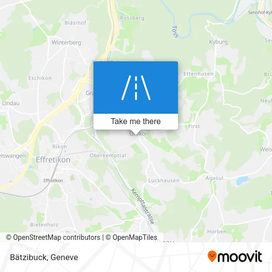 Bätzibuck map