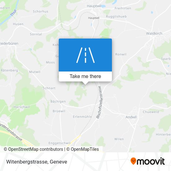 Witenbergstrasse map