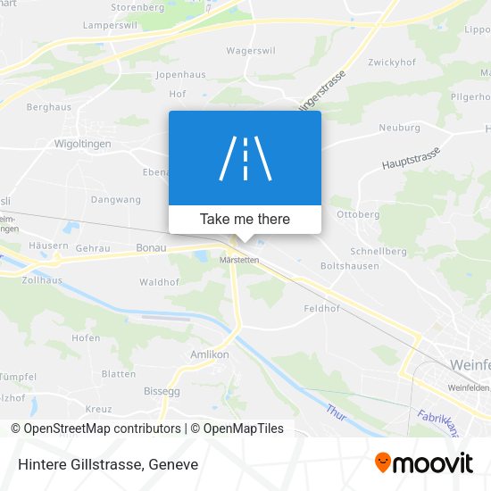 Hintere Gillstrasse map