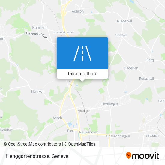 Henggartenstrasse map