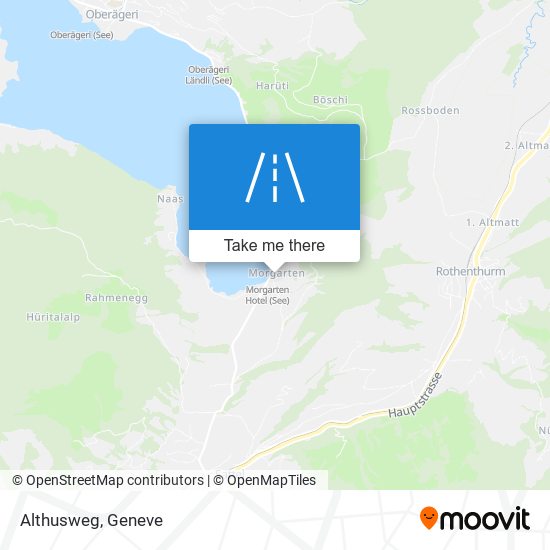 Althusweg map