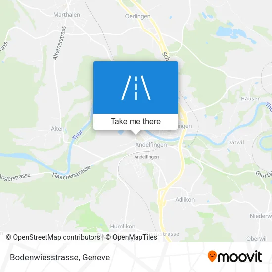 Bodenwiesstrasse plan
