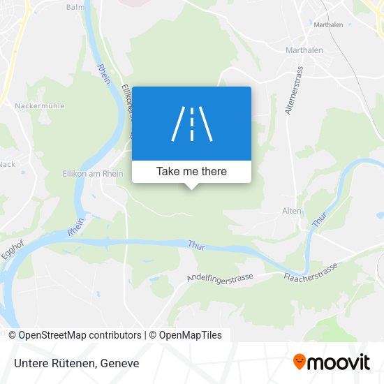 Untere Rütenen map
