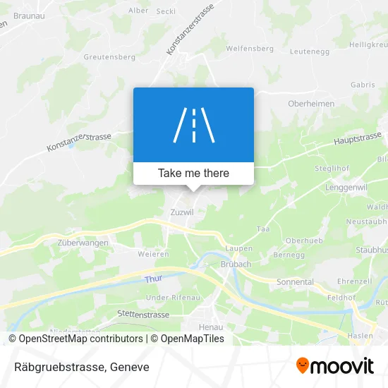 Räbgruebstrasse map