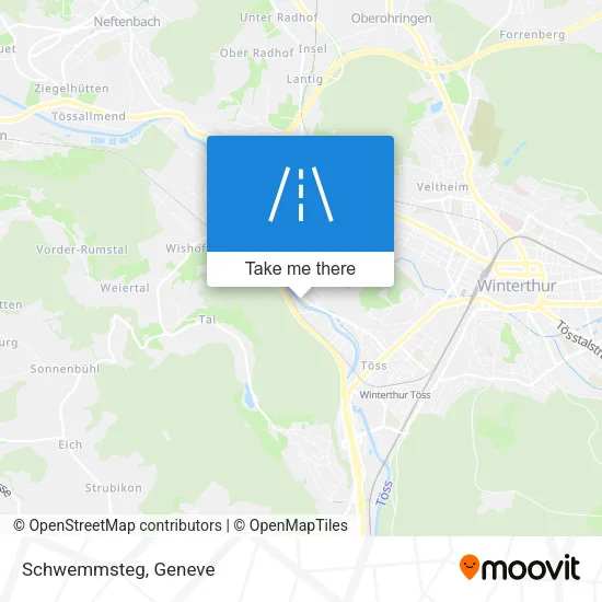 Schwemmsteg map