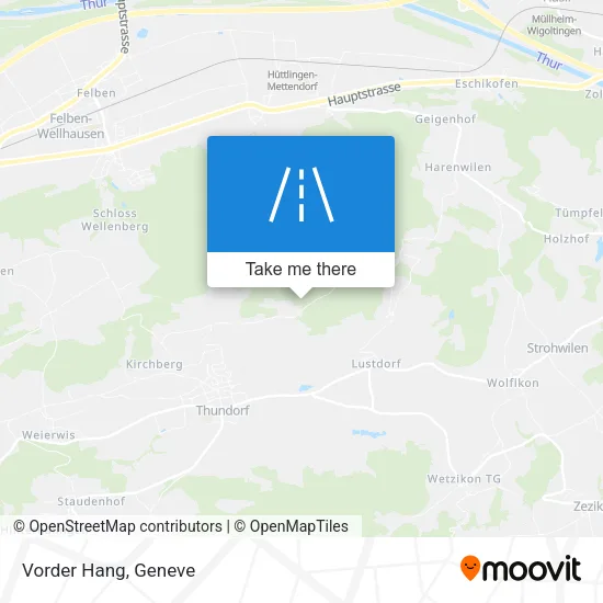 Vorder Hang map
