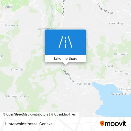 Hinterwaldstrasse map