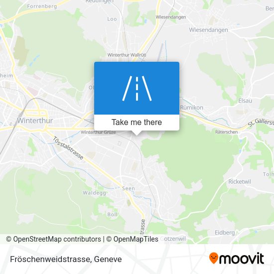 Fröschenweidstrasse map