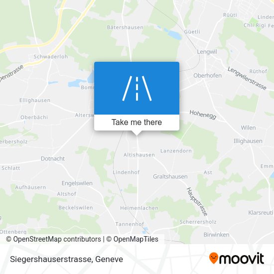 Siegershauserstrasse map