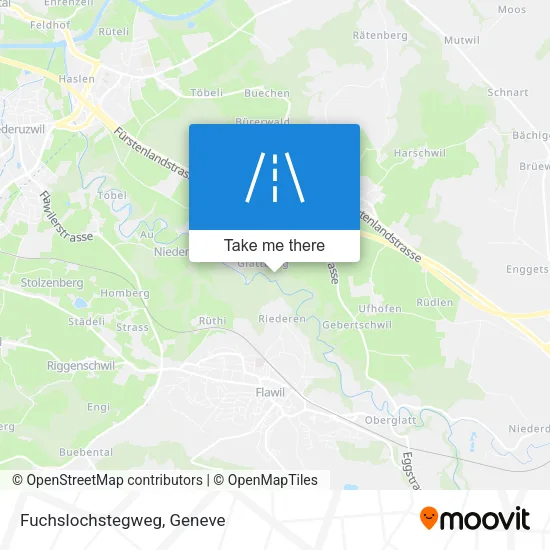 Fuchslochstegweg map