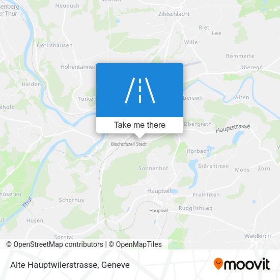 Alte Hauptwilerstrasse map