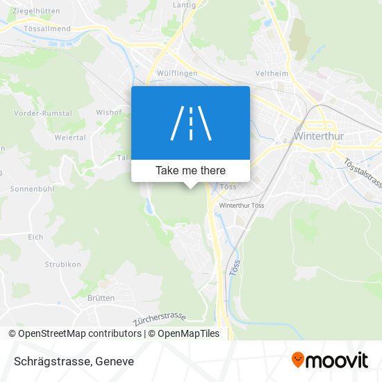 Schrägstrasse map