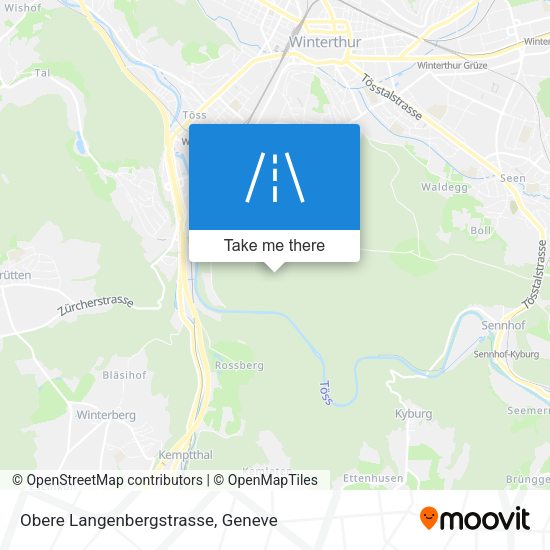 Obere Langenbergstrasse map