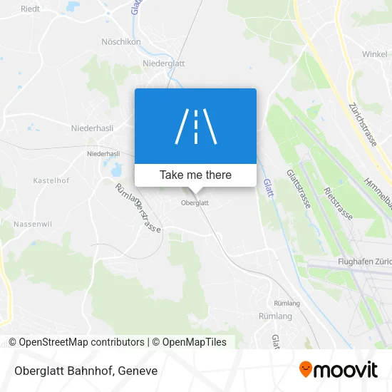 Oberglatt Bahnhof map