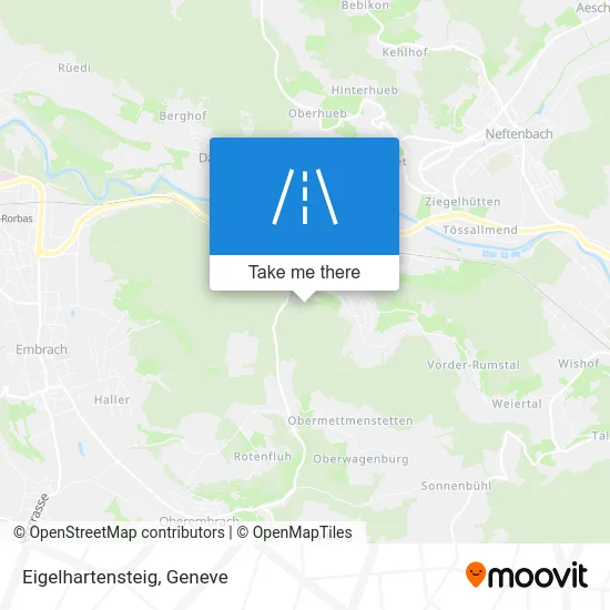 Eigelhartensteig map