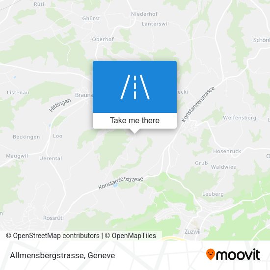 Allmensbergstrasse map