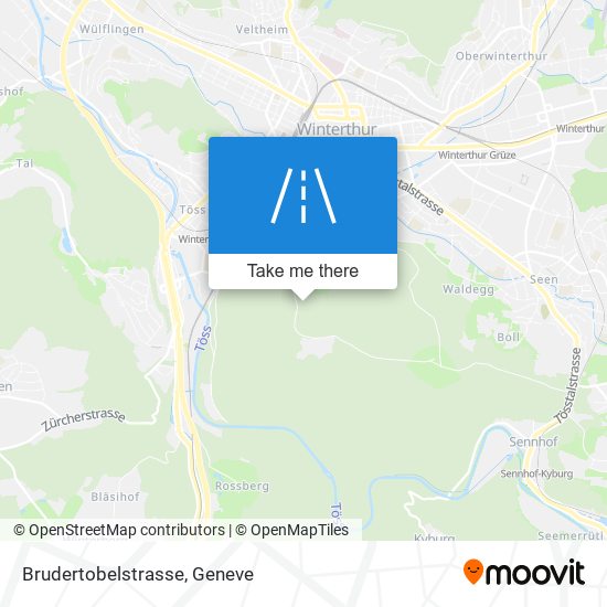 Brudertobelstrasse map