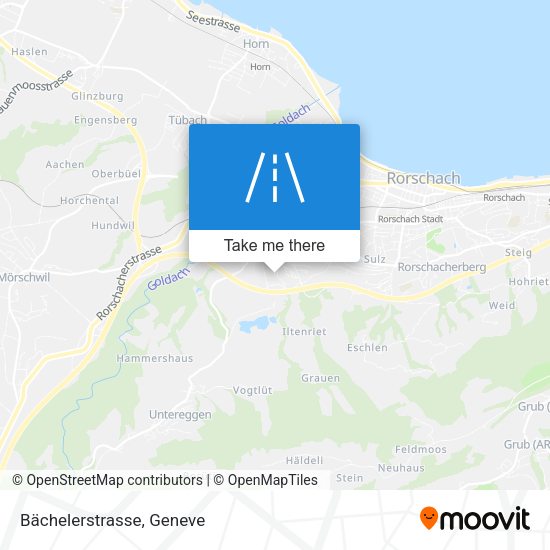 Bächelerstrasse map