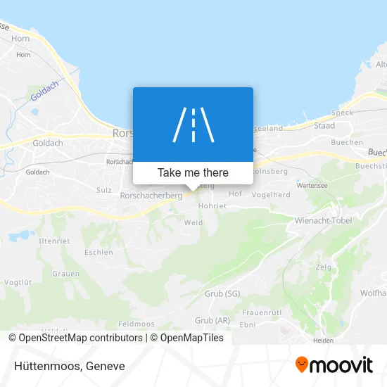 Hüttenmoos map