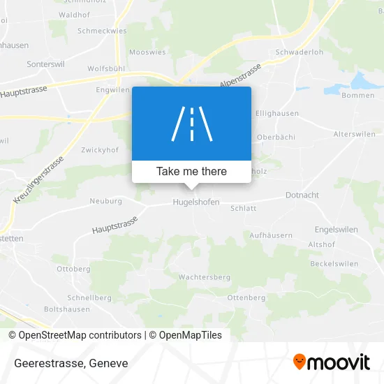 Geerestrasse map
