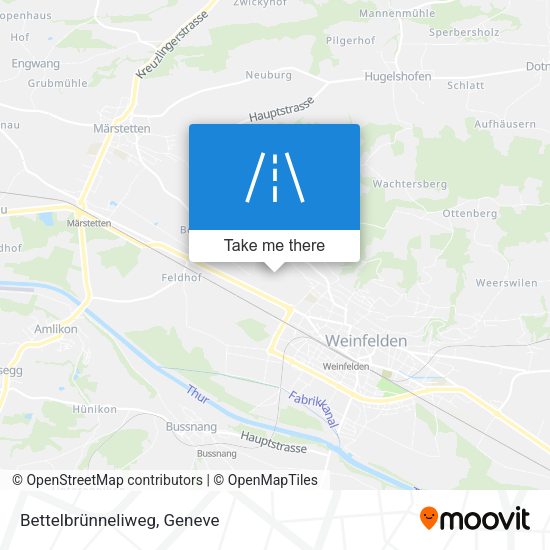Bettelbrünneliweg map