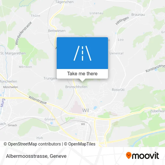 Albermoosstrasse map