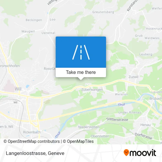 Langenloostrasse map