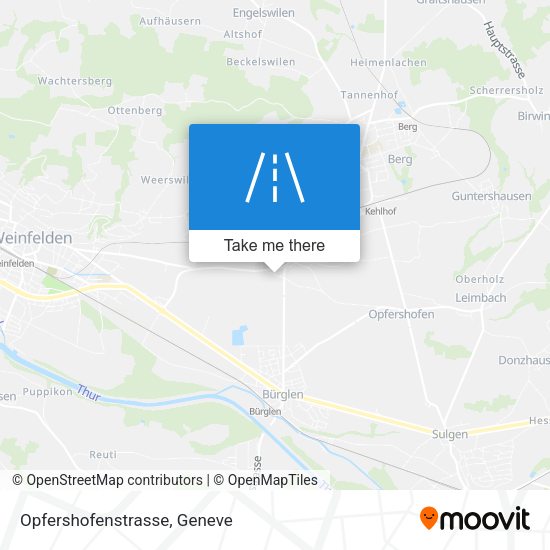 Opfershofenstrasse map