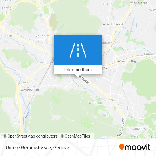 Untere Gerberstrasse map