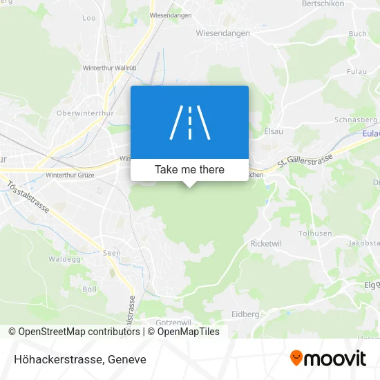 Höhackerstrasse map