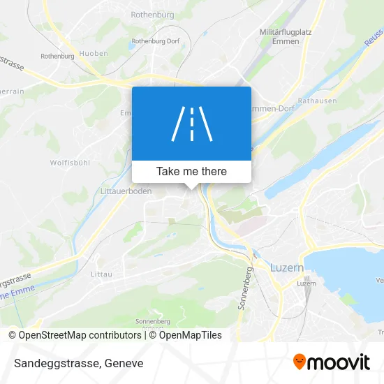 Sandeggstrasse map