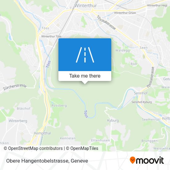 Obere Hangentobelstrasse map
