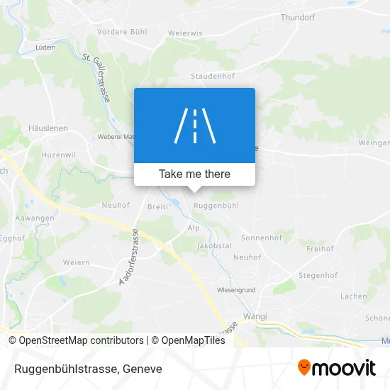 Ruggenbühlstrasse map