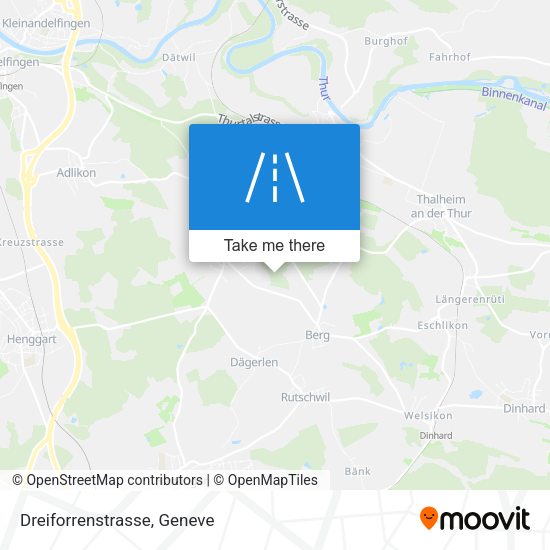 Dreiforrenstrasse map