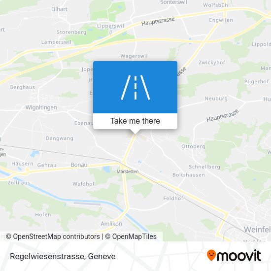 Regelwiesenstrasse map