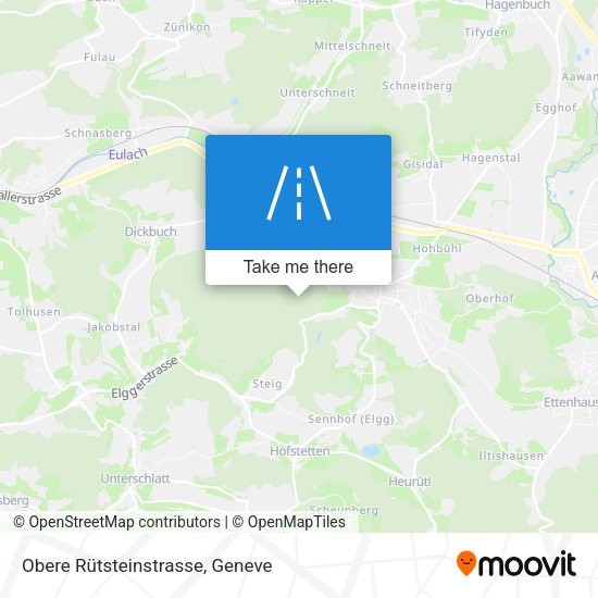 Obere Rütsteinstrasse map
