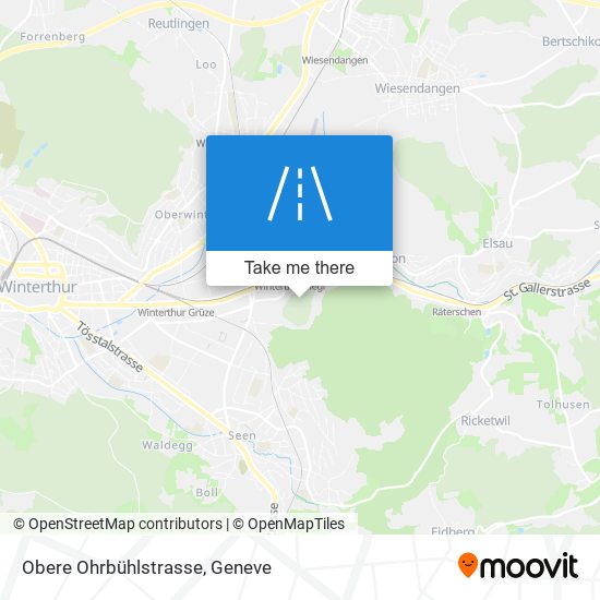 Obere Ohrbühlstrasse map