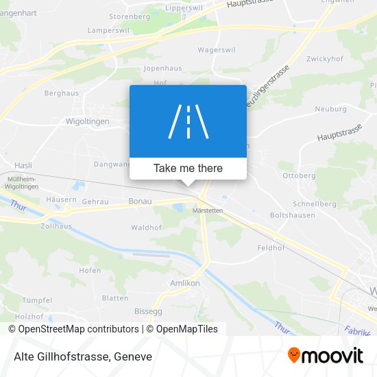 Alte Gillhofstrasse map