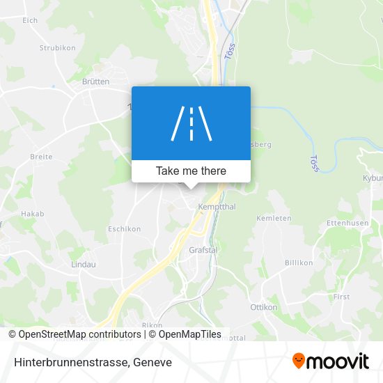 Hinterbrunnenstrasse map