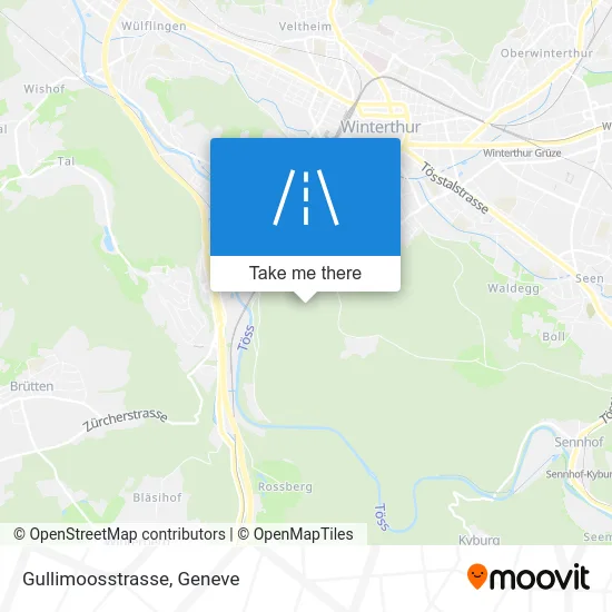 Gullimoosstrasse map